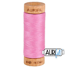 Fil Aurifil coton mako 80wt 306 yards, idéal pour la couture, le matelassage et le crochet