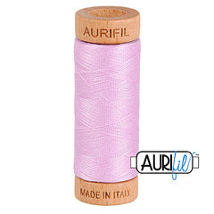 Aurifil Cotton Mako 80wt Thread 306 Yards for Sewing - Light Orchid #2515