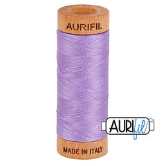 Aurifil Baumwoll-Mako-Garn, 80wt, 284 m, ideal zum Nähen, Quilten, Häkeln