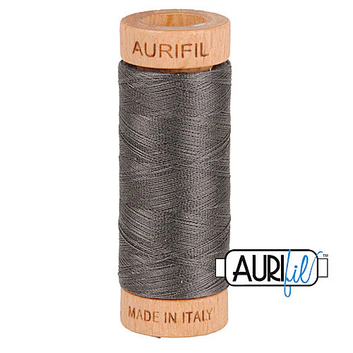Aurifil Baumwoll-Mako-Garn, 80wt, 284 m, ideal zum Nähen, Quilten, Häkeln