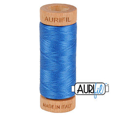 Aurifil Baumwoll-Mako-Garn, 80wt, 284 m, ideal zum Nähen, Quilten, Häkeln