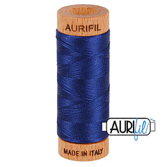 Aurifil Baumwoll-Mako-Garn, 80wt, 284 m, ideal zum Nähen, Quilten, Häkeln