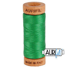 Aurifil Cotton Mako 80wt Thread 306 Yards for Sewing - Green #2870