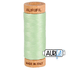 Aurifil Cotton Mako 80wt Thread 306 Yards for Sewing - Pale Green #2880