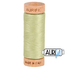 Aurifil Cotton Mako 80wt Thread 306 Yards for Sewing - Light Avocado #2886