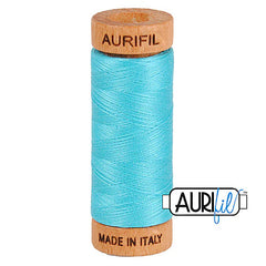 Fil Aurifil coton mako 80wt 306 yards, idéal pour la couture, le matelassage et le crochet