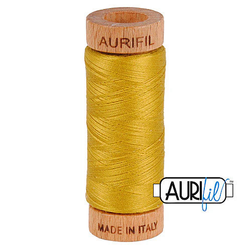 Aurifil Baumwoll-Mako-Garn, 80wt, 284 m, ideal zum Nähen, Quilten, Häkeln