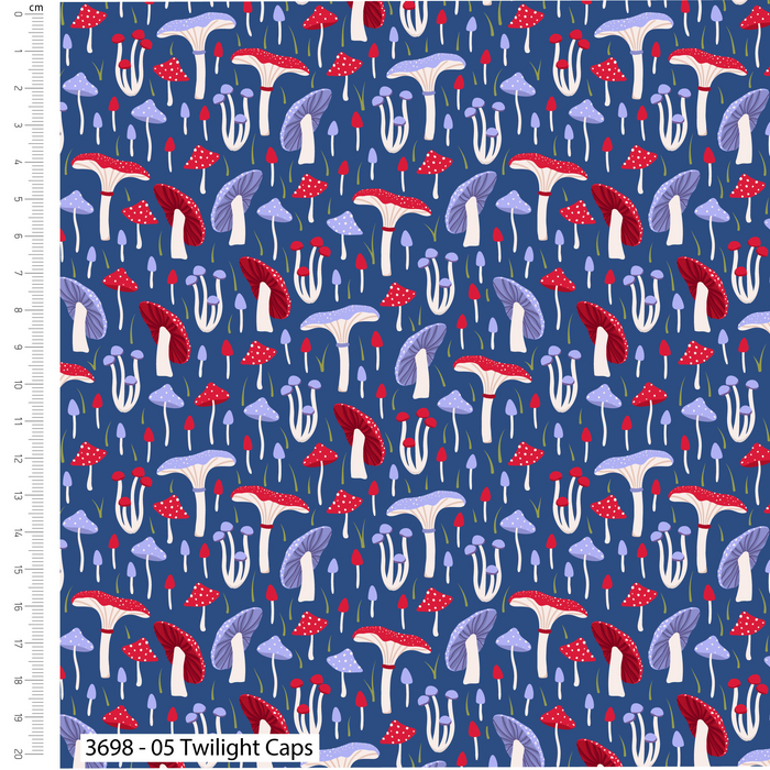 The Craft Cotton Co. Loose Fabric Nightfall Forest By Craft Cotton Co. 100% Cotton Digitally Printed Fabric