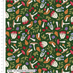 Nightfall Forest By Craft Cotton Co. 100% Cotton Digitally Printed Fabric for Quilting, Arts, Crafts, DIY Projects