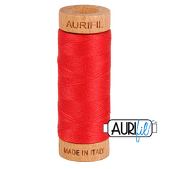 Fil Aurifil coton mako 80wt 306 yards, idéal pour la couture, le matelassage et le crochet