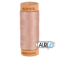Fil Aurifil coton mako 80wt 306 yards, idéal pour la couture, le matelassage et le crochet