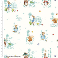 Peter Rabbit Peters Garden Organic Cotton Prints (2999)