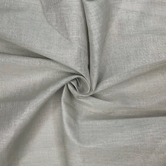 Close-up of gray fabric with a subtle texture

