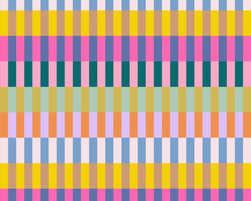 Little Johnny Rhythmic Stripes Multi - LJCOT34