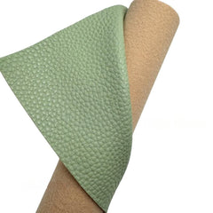 CraftsFabrics Faux Leather Sheets Pack – Litchi Grain PU Fabric