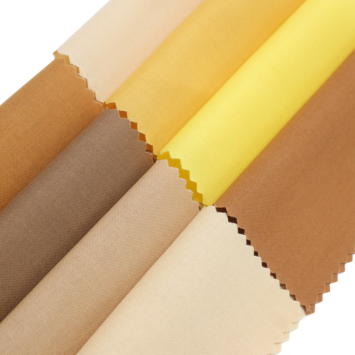 CraftsFabrics Butterscotch Blend 100% Cotton 42Pcs 5"x5" Charm Packs Ideal for Quilting, Scrapbooking, Sewing, Arts & Crafts, Patchwork