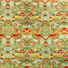 Strawberry Thief - Olive 100% Cotton 140cm Wide William Morris Design Crafty Cottons For Crafting, Sewing, Dressmaking, Home Décor