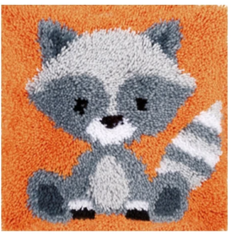 Kits de broderie à faire soi-même pour tapis à crochet 12''x12'' avec outil