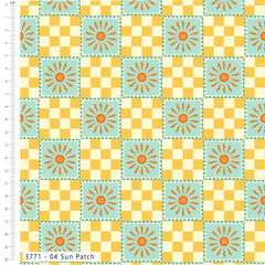 Craft Cotton Co. „The Sky Above“ Salbeigrün, 100 % Baumwolle, 110 cm breit, digital bedruckter Stoff zum Basteln, Quilten, für die Heimdekoration und Kinderbasteln