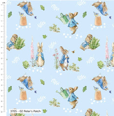 Beatrix Potter Peter Rabbit Tales of the Burrow 100% Cotton 5Pcs Fat Quarters Bundle