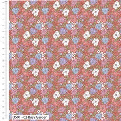 The Craft Cotton Co. Tiny Florals Light 100% Cotton 45cm x 55cm Wide 5Pcs Fat Quarter Bundle for Crafting, Sewing, Patchwork, Quilting