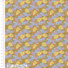 The Craft Cotton Co. Tiny Florals Light 100% Cotton 45cm x 55cm Wide 5Pcs Fat Quarter Bundle for Crafting, Sewing, Patchwork, Quilting