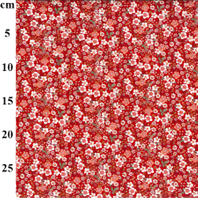 Rose & Hubble 100% Cotton Small Floral Ditsy Poplin Fabric 112cm Wide Ideal for Crafting Fabric, Sewing Fabric, Patchwork, and Dressmaking