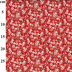 Rose & Hubble 100% Cotton Small Floral Ditsy Poplin Fabric 112cm Wide Ideal for Crafting Fabric, Sewing Fabric, Patchwork, and Dressmaking