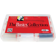 Aurifil Thread 50 wt Cotton 12 Spools - The Basics Collection by Mark Lipinski