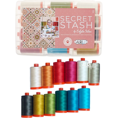 Ensemble de fils 100 % coton Aurifil Full Bloom de Barbara Persing, idéal pour la couture, l'artisanat et le patchwork