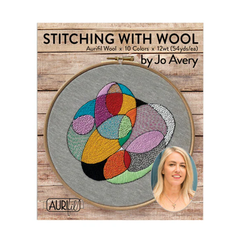 Collection de fils Aurifil Designer - Couture avec laine par Jo Avery Fil 100 % coton 10 petites bobines 12wt (54 yds/unité) pour travaux manuels, matelassage, broderie, couture