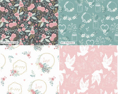 Craft Cotton Company Love & Romance Cotton Fabric (2813)