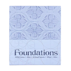 Aurifil Foundations 28wt Cotton Thread – Mini Collection | 10 Small Spools | AC28FC10