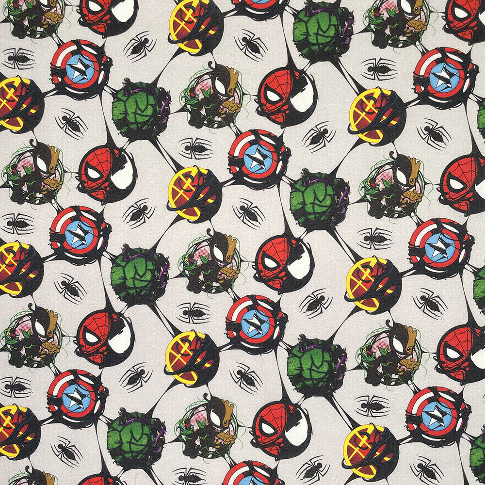 Marvel Avengers Fabric Venom Groot 100% Cotton (CCL048)