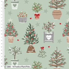 Welcome Home–Victoria Louise Premium Cotton Printed Christmas Fabric-100% Cotton Fabric- By Meter, Half Meter, Long Quarter or Fat Quarters