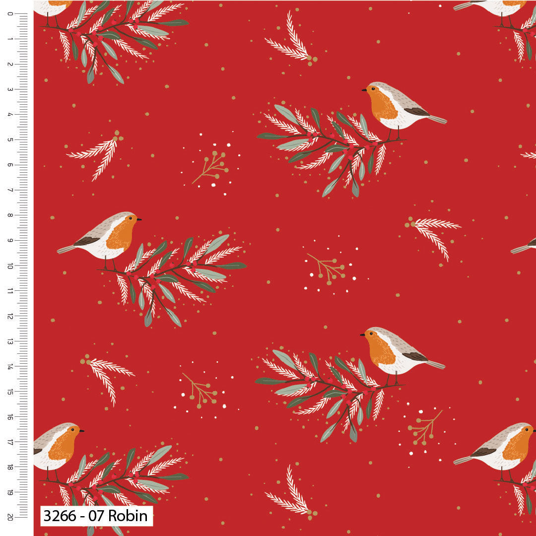 Welcome Home–Victoria Louise Premium Cotton Printed Christmas Fabric