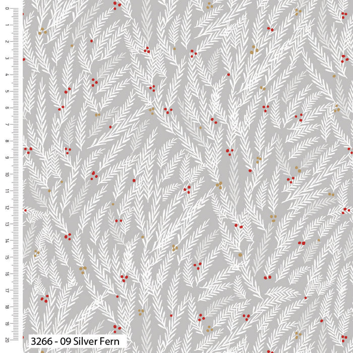 CraftsFabrics Loose Fabric Welcome Home–Victoria Louise Premium Cotton Printed Christmas Fabric