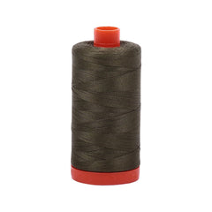 Aurifil Mako Cotton Thread Solid 50wt 1422yds Army Green