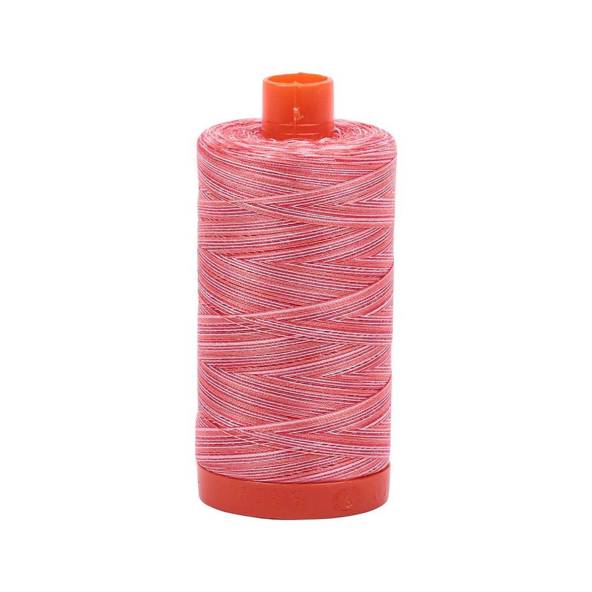 Aurifil Mako Cotton Embroidery Thread 50wt 1422yds Variegated Strawberry Parafait