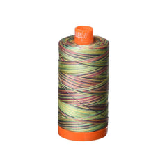 Aurifil Mako Cotton Embroidery Thread 50wt 1422yds Variegated Ideal for Machine Embroidery, Quilting and Sewing