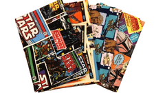 Star Wars Memories Retro-Drucke, Fat Quarter Bundle 4er-Pack, 100 % Baumwolle