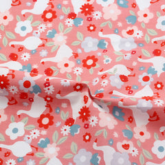 CraftsFabrics Baumwoll-Fat-Quarters-Bündel mit Cartoon-Tieren und Dinosauriern für Kinder, 8 Stück