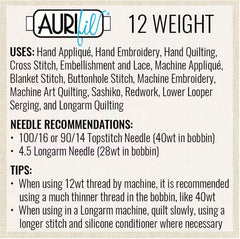Aurifil 40wt Mako Cotton Variegated Thread (1094yds), Marrakesh - 3817