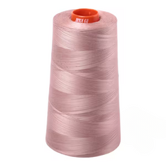 Aurifil Mako 50 Wt 100% Cotton Thread, 6,452 Yard Cone Sandstone perfect for hand and machine quilting, hand and machine piecing MK50CO
