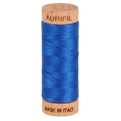 Fil Aurifil coton mako 80wt 306 yards, idéal pour la couture, le matelassage et le crochet