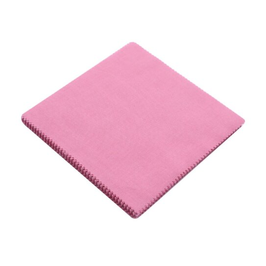 CraftsFabrics Dusty Rose 100% Cotton 42pcs Plain 5"x 5" Charm Packs DIY Cotton Fabric for Sewing, Crafting, Patchwork