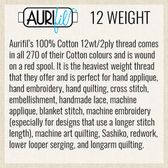 Aurifil 40wt Mako Cotton Variegated Thread (1094yds), Marrakesh - 3817