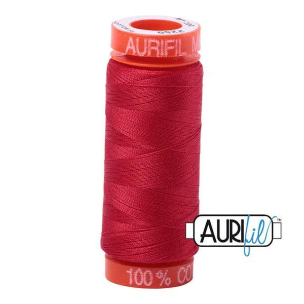 Aurifil 50wt Small Spool 100% Egyptian Cotton (220 Yards/200 Meters)