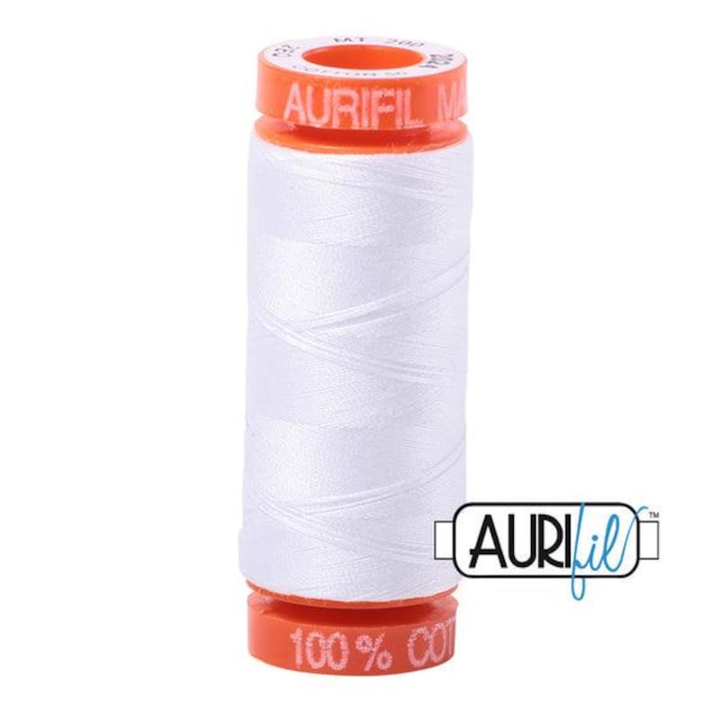 Aurifil Mako Cotton Thread Solid 50wt (220yds) - Small Spools
