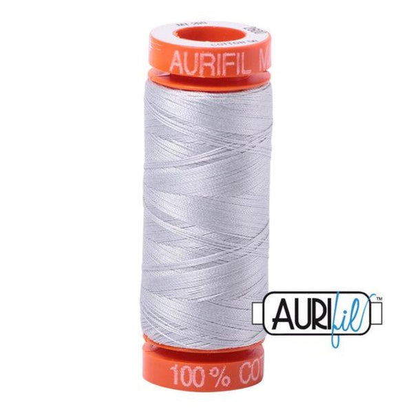 Aurifil 50wt Small Spool 100% Egyptian Cotton (220 Yards/200 Meters)
